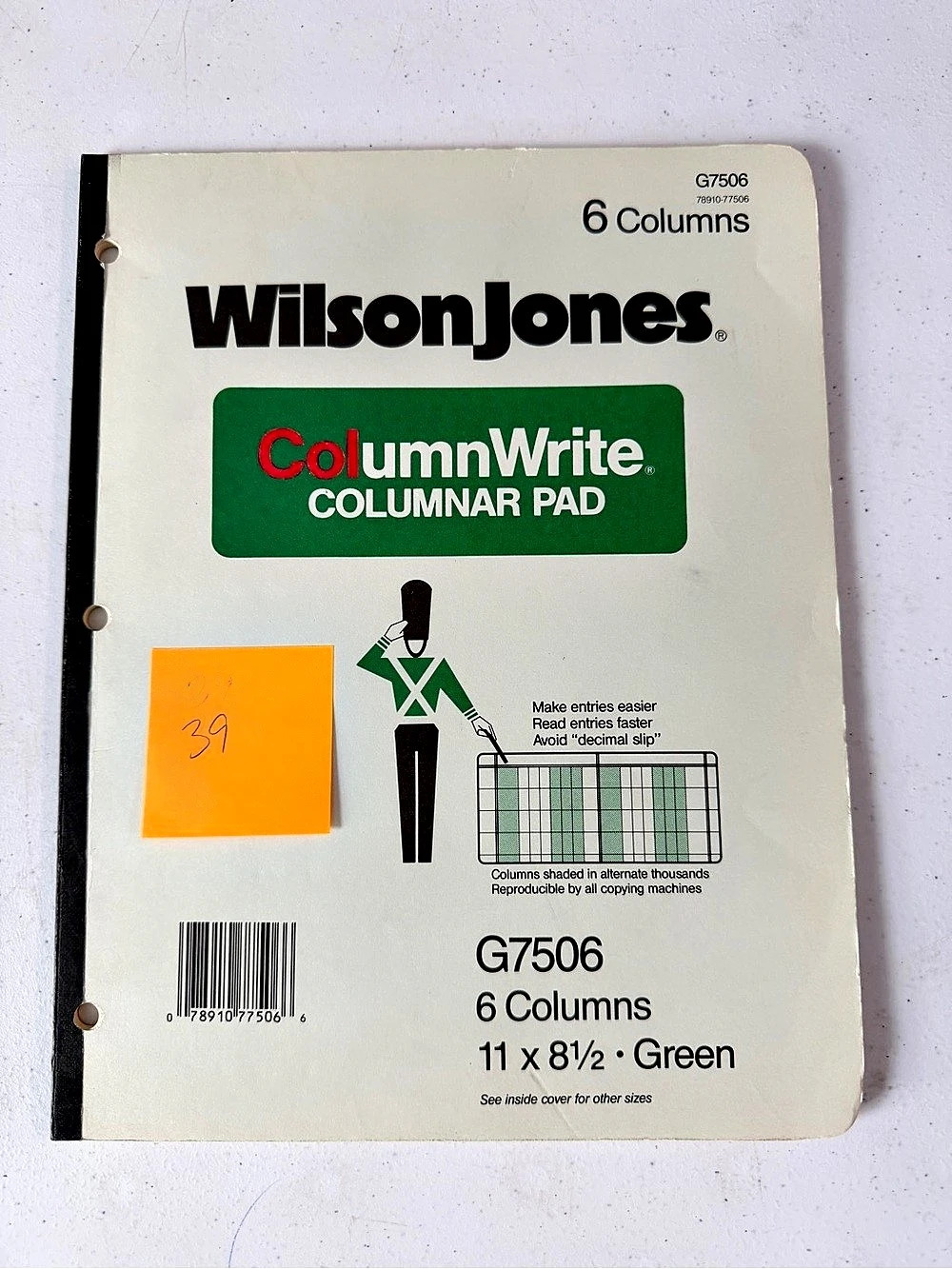 4 Wilson Jones Columnar Green Record Keeping Books 11x8.5" G7506 & G7205 *READ*